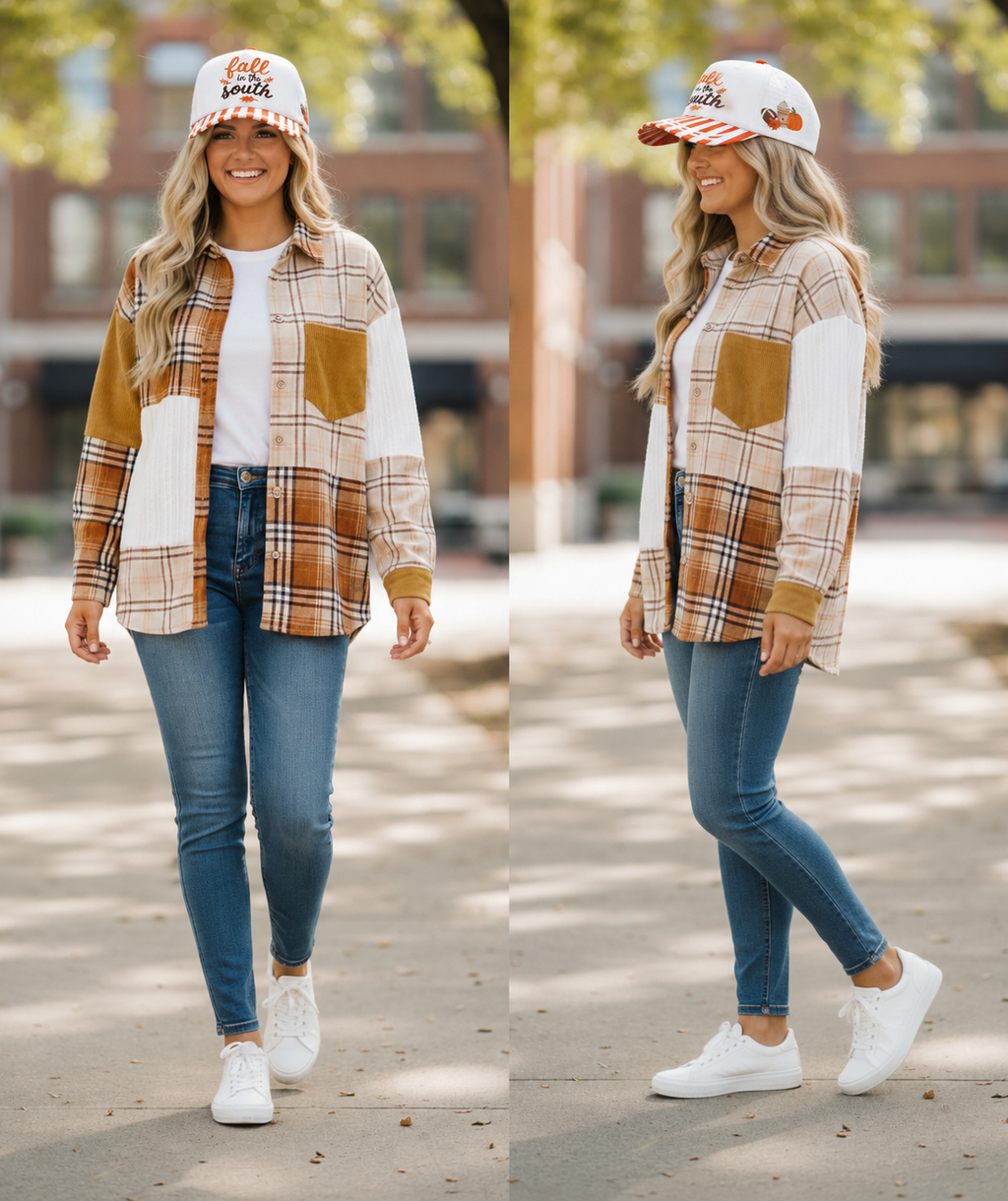 Fall in the South Embroidery Hat