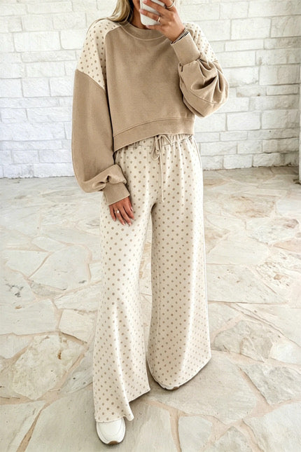 Women's Cropped Lounge Set