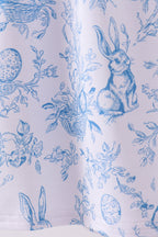 Blue bunny egg bamboo dress