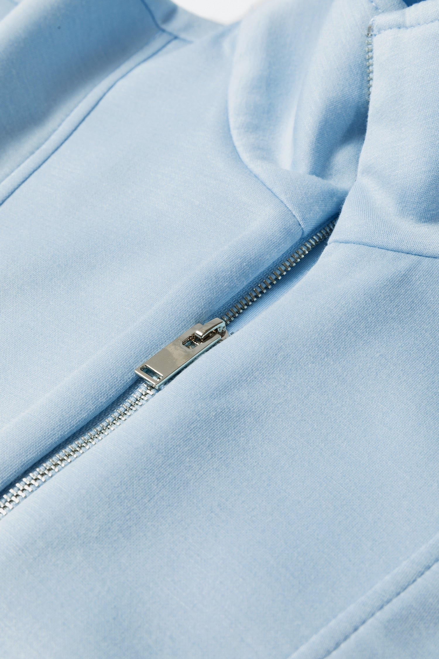 Beau Blue Half-Zip Short Set