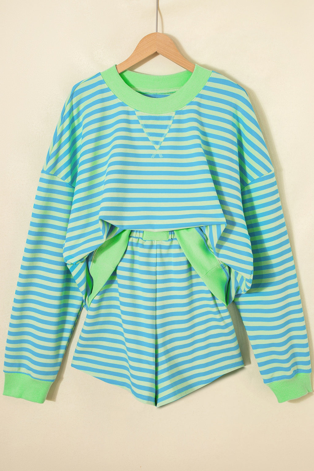 Striped 2-Piece Short Set