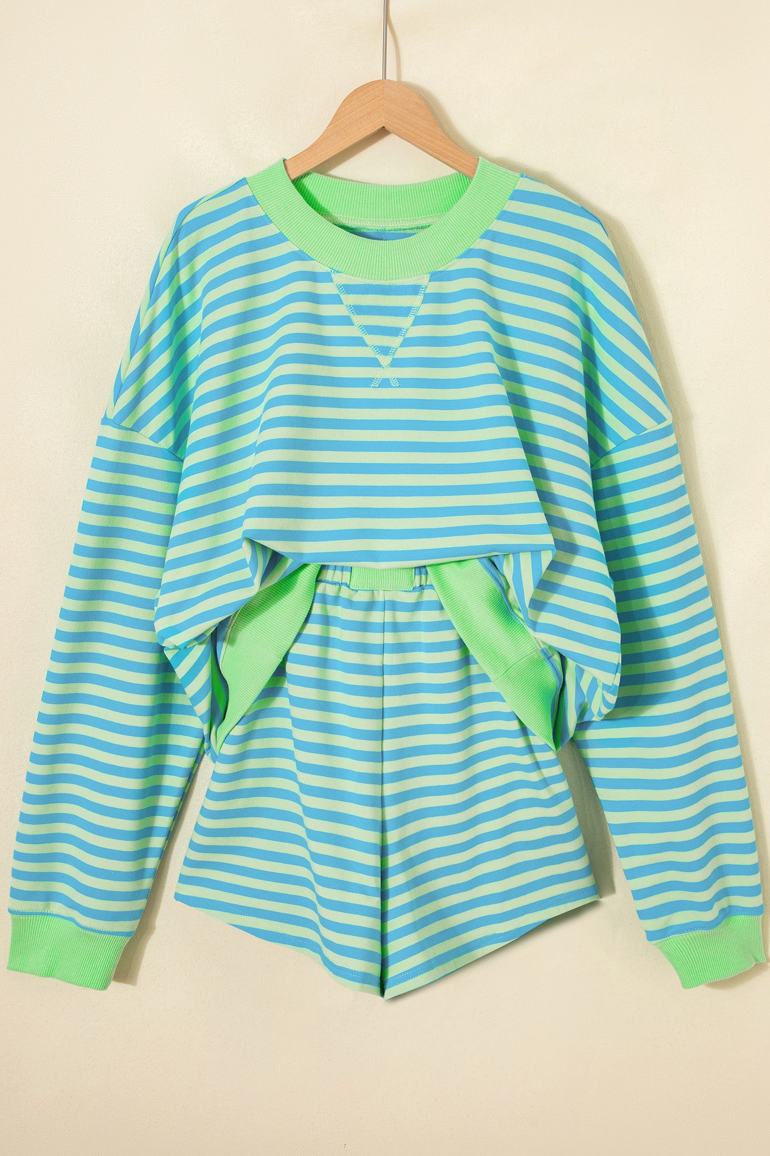 Striped 2-Piece Short Set