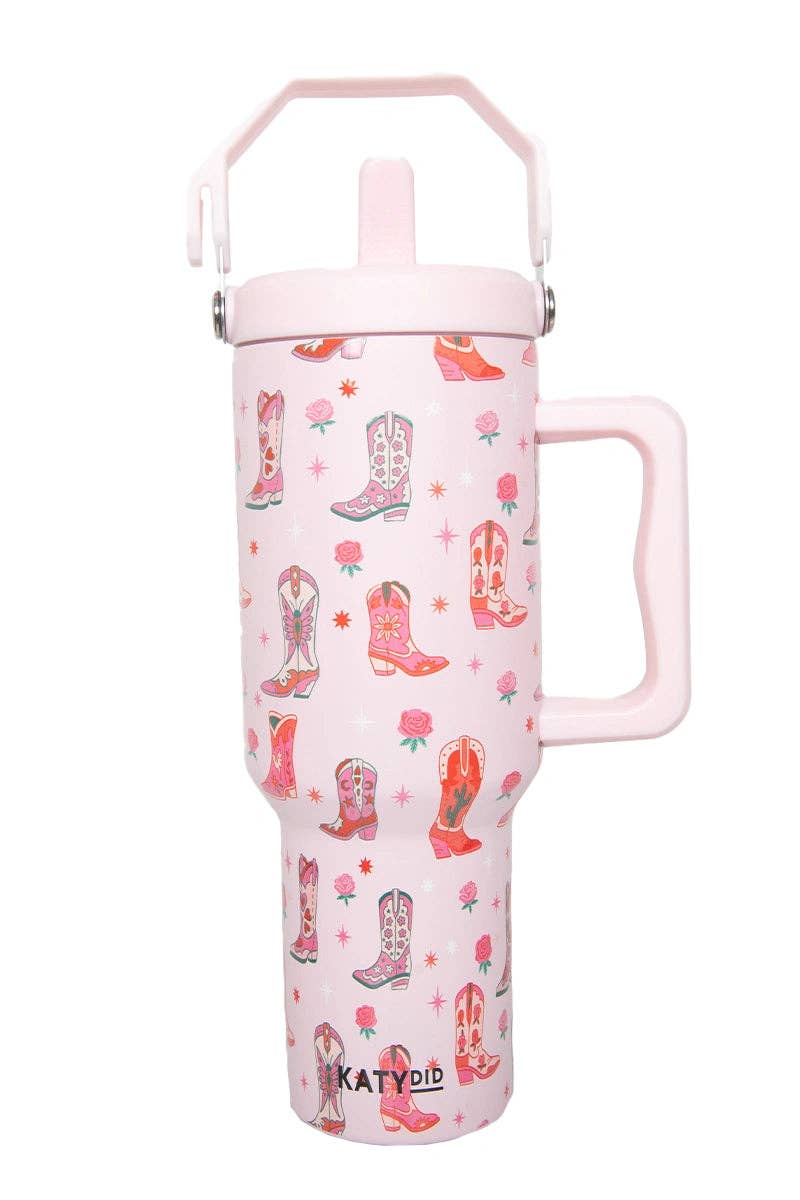 Boots & Roses Stainless Steel Tumbler Gifts for Grads