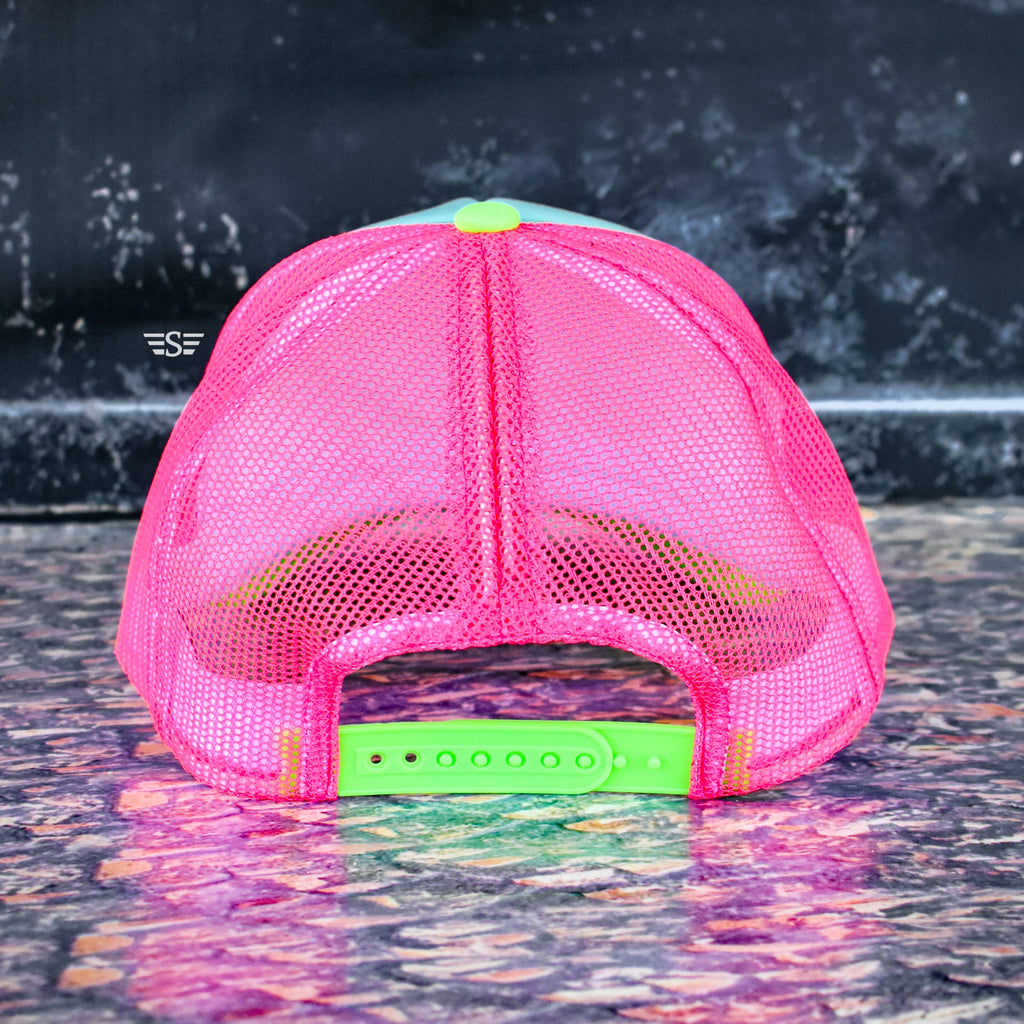 Tri Color Mesh Magna Pony® Trucker Cap