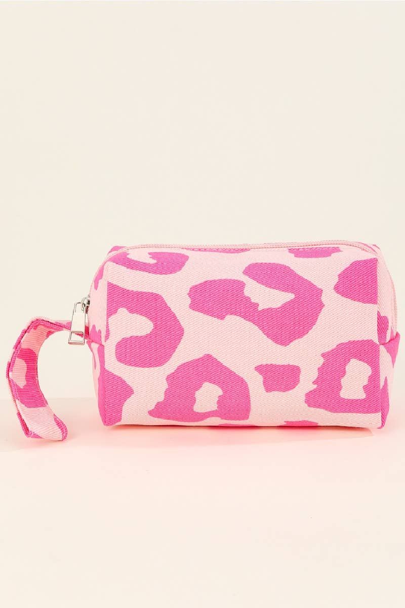 Leopard Print Cosmetic Bag