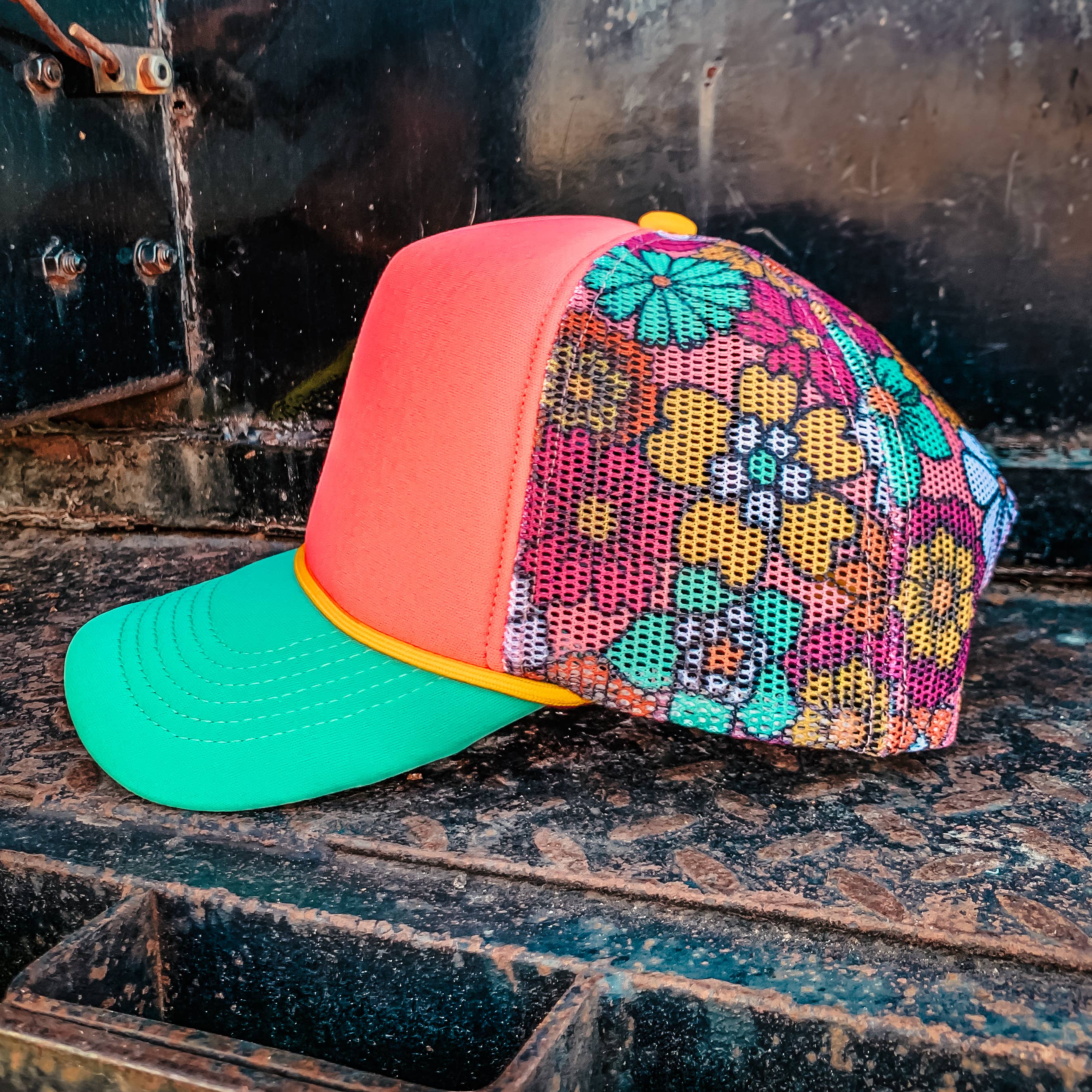 Floral Magna Pony® Mesh Foam Trucker Hat