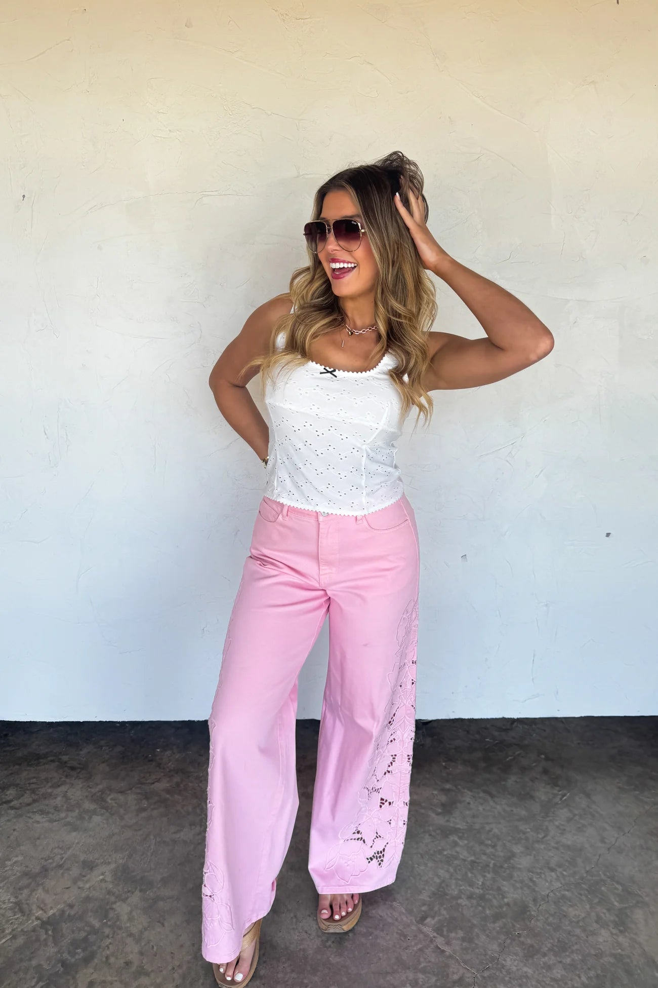 Daisy Lane Eyelet Tank