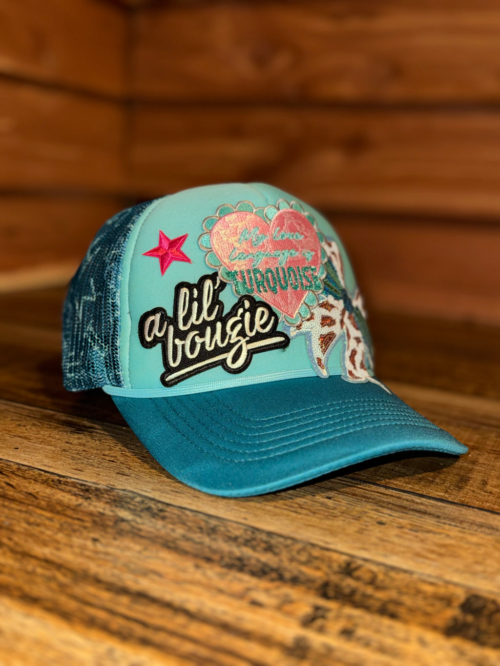 Cow Print Bow Magna Pony® Mesh Foam Trucker Hatikr