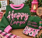 Happy Camper 3D Embroidery H