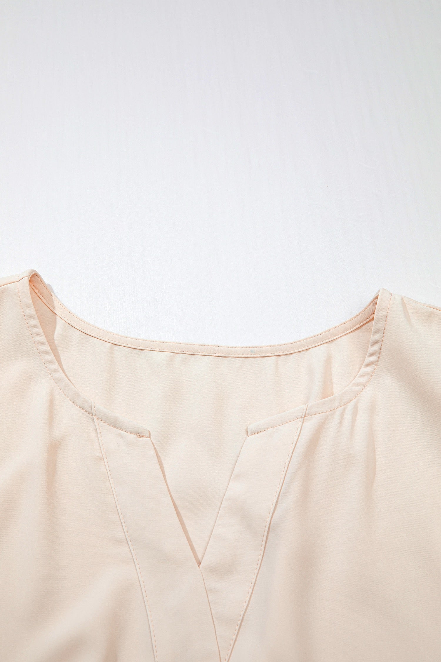 Apricot Plus Size V Neck Lacy Embroidery Patchwork Short Sleeve Maxi Dress