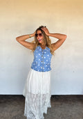 Sprinkle Me Denim Vest
