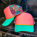 Floral Magna Pony® Mesh Foam Trucker Hat