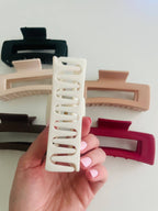 Rectangle Silicone Bendable Claw Clips — Faire’s First Ever!