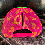 Sequin Boot Printed Magna Pony® Mesh Foam Trucker Hat