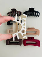 Rectangle Silicone Bendable Claw Clips — Faire’s First Ever!