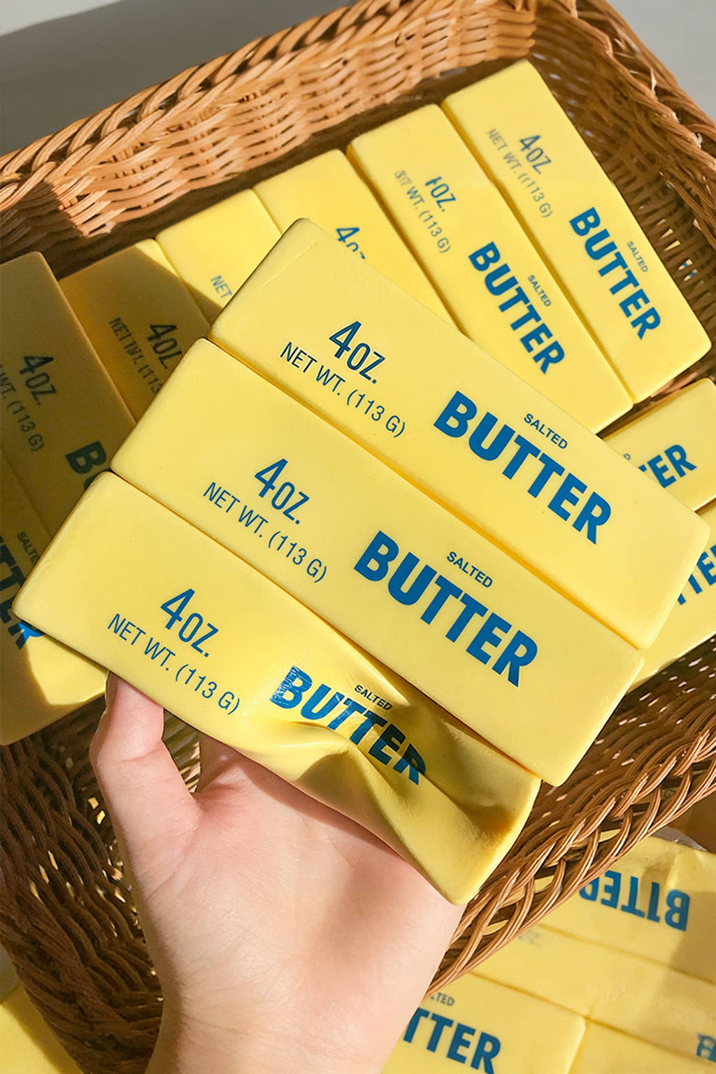 1PC PU Butter Sticker Relieve Pressure Toy Gifts