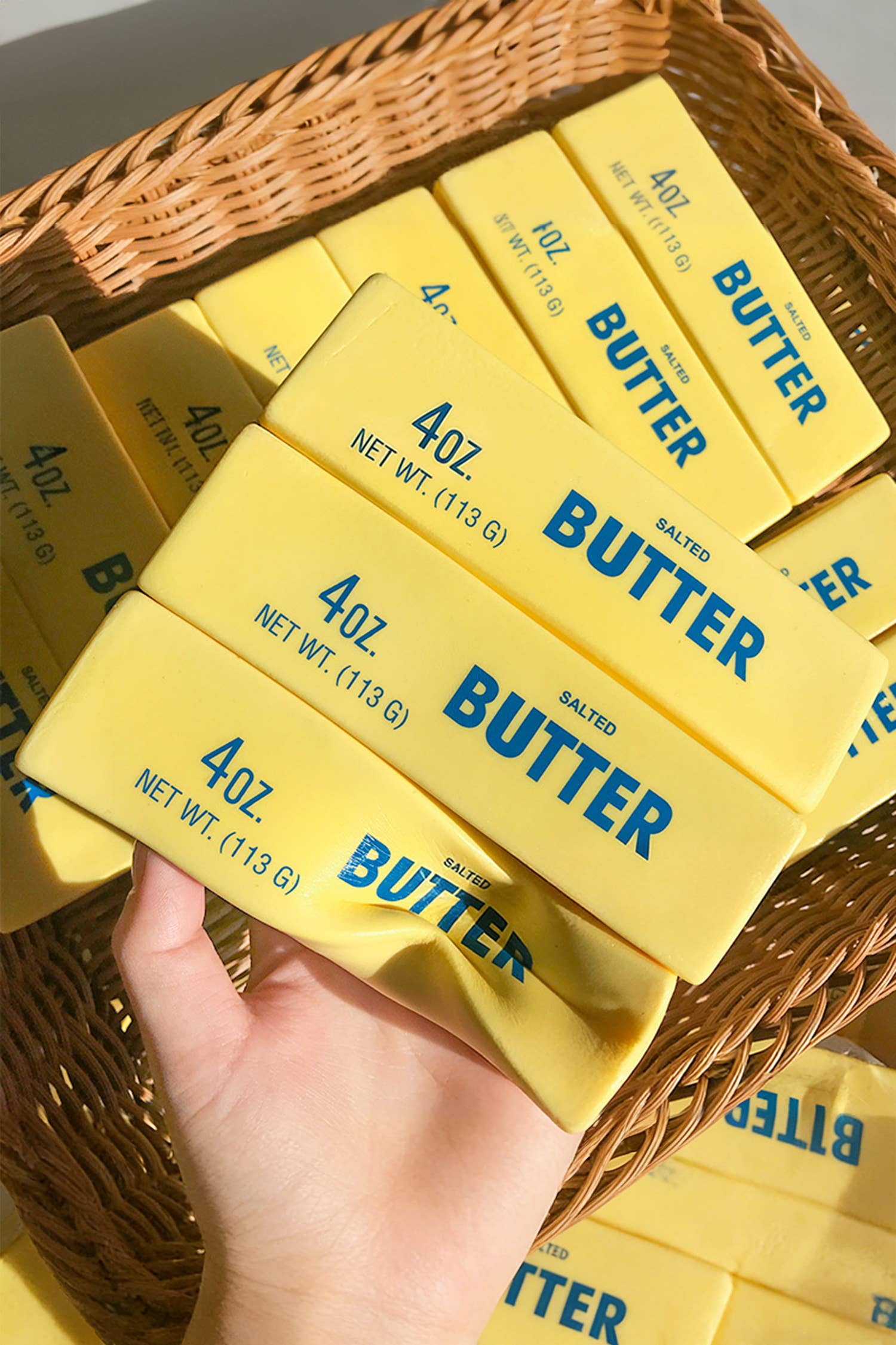 1PC PU Butter Sticker Relieve Pressure Toy Gifts