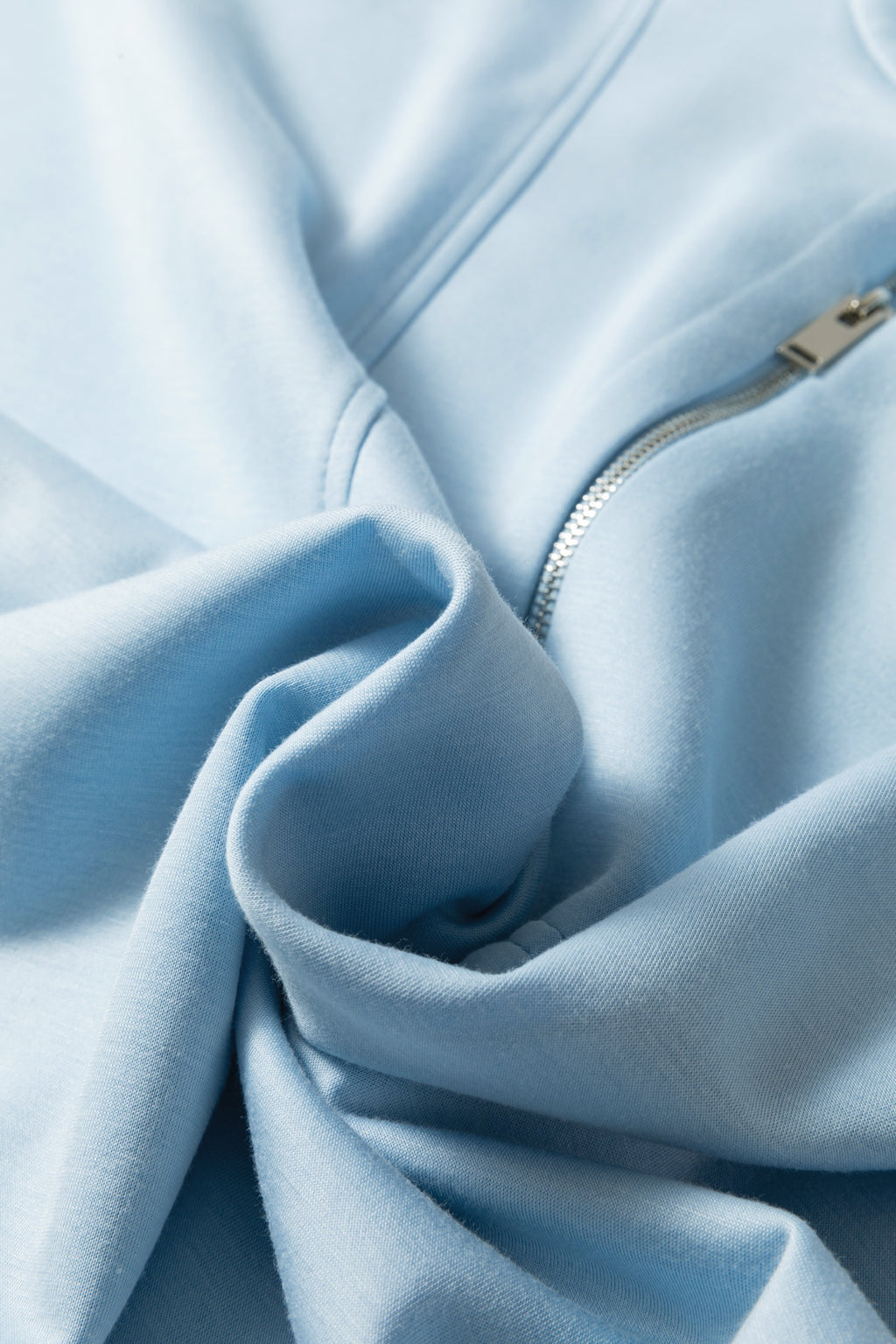 Beau Blue Half-Zip Short Set