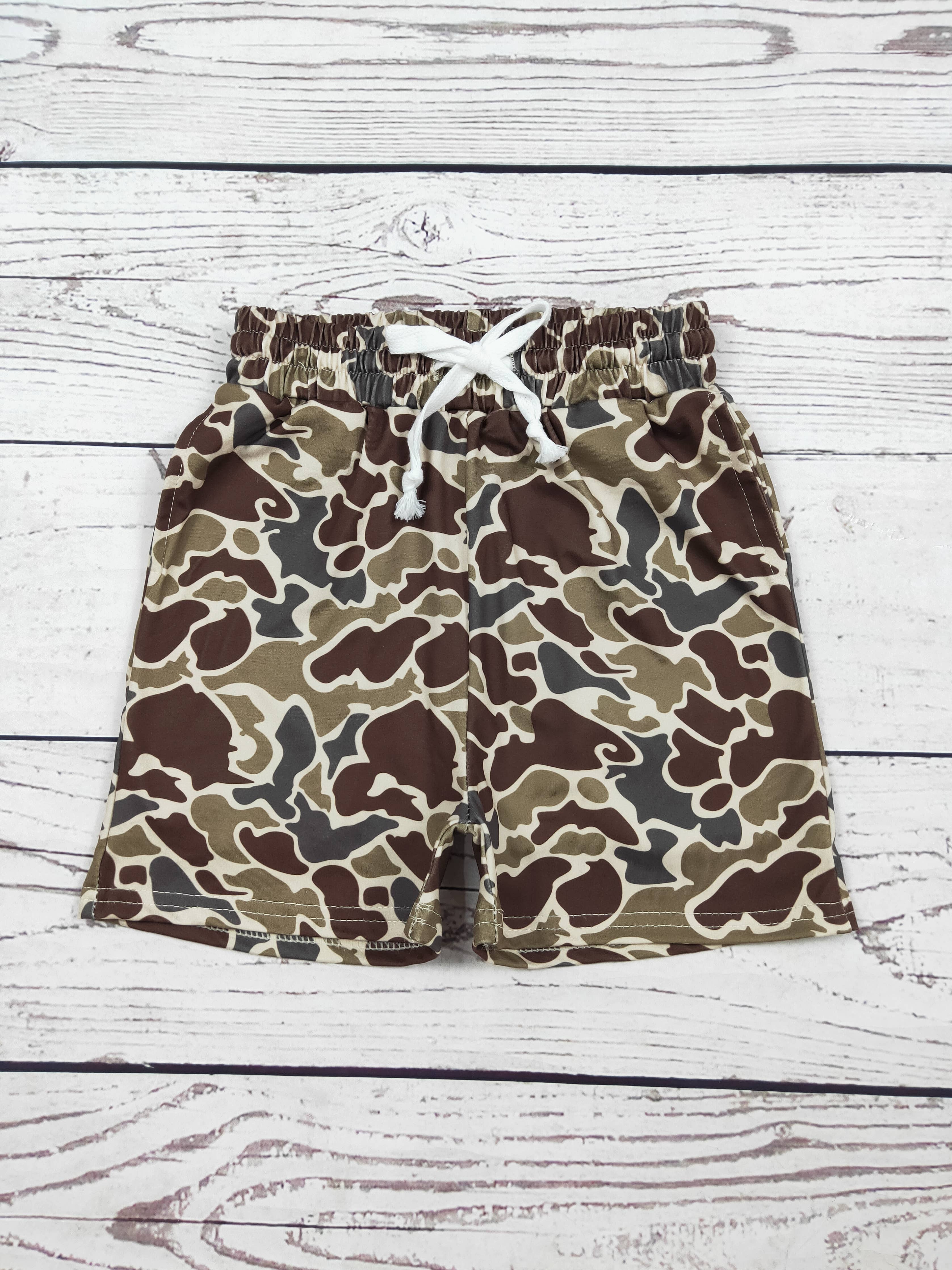 Boys Camouflage Boutique Shorts