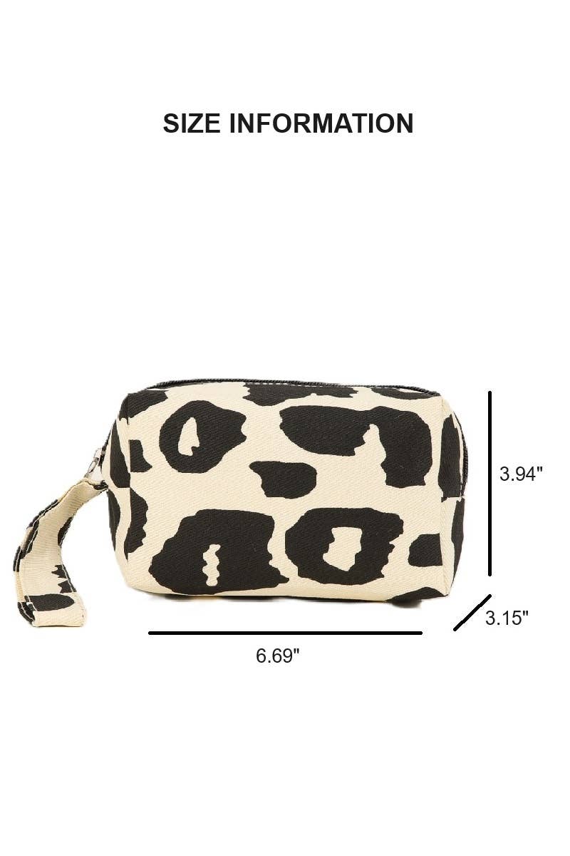 Leopard Print Cosmetic Bag