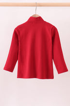 Premium Maroon Alabama embroiderytop
