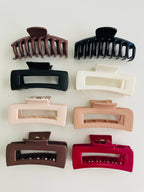 Rectangle Silicone Bendable Claw Clips — Faire’s First Ever!