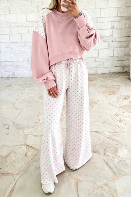 Women's Cropped Lounge Set