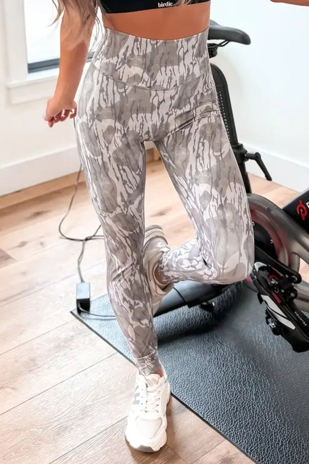 High Waist Leggings - Multicolour Camouflage