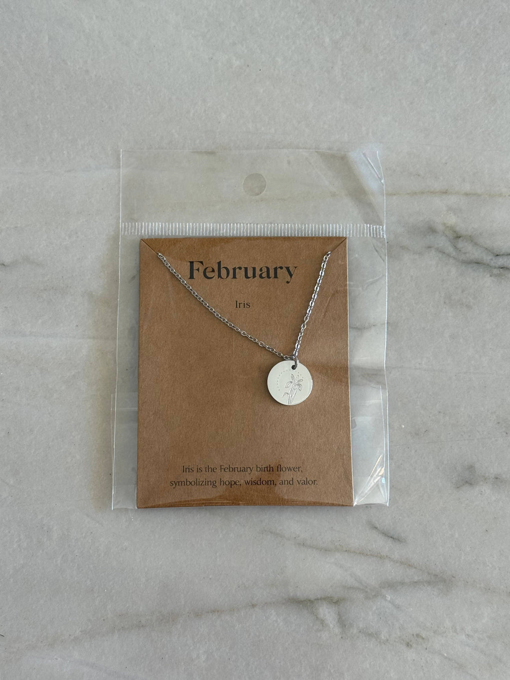 Birth Flower Jewery
