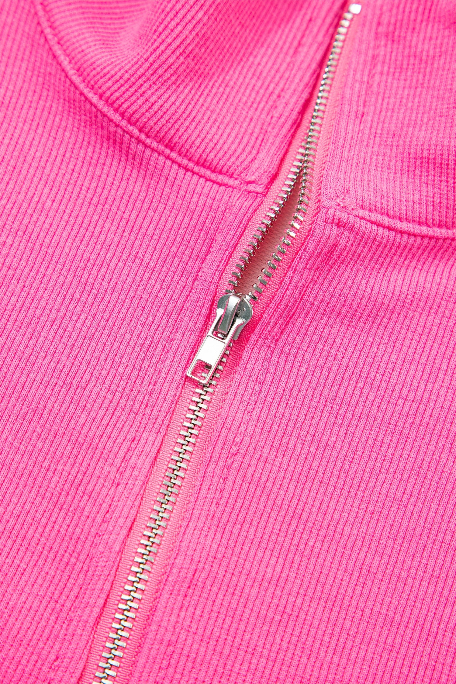 Pink Stripe Long Sleeve Casual Top Drawstring Shorts 2pcs Set