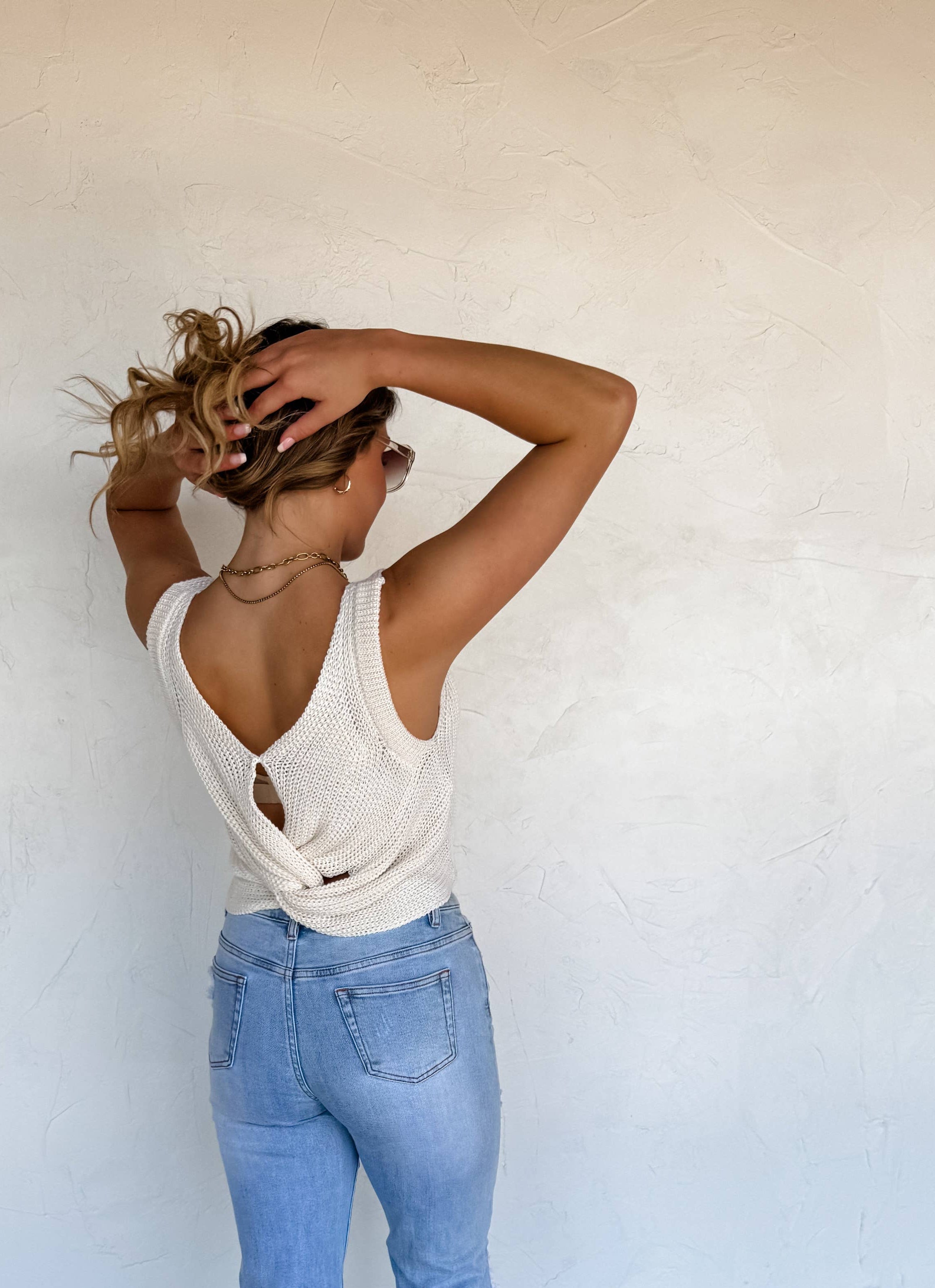 Hamptons Twist Back Tank
