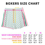 Multicolored Checker Boxers with Patterns For Graduation