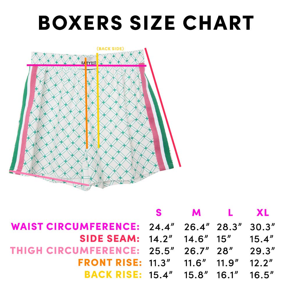 Multicolored Checker Boxers with Patterns For Graduation