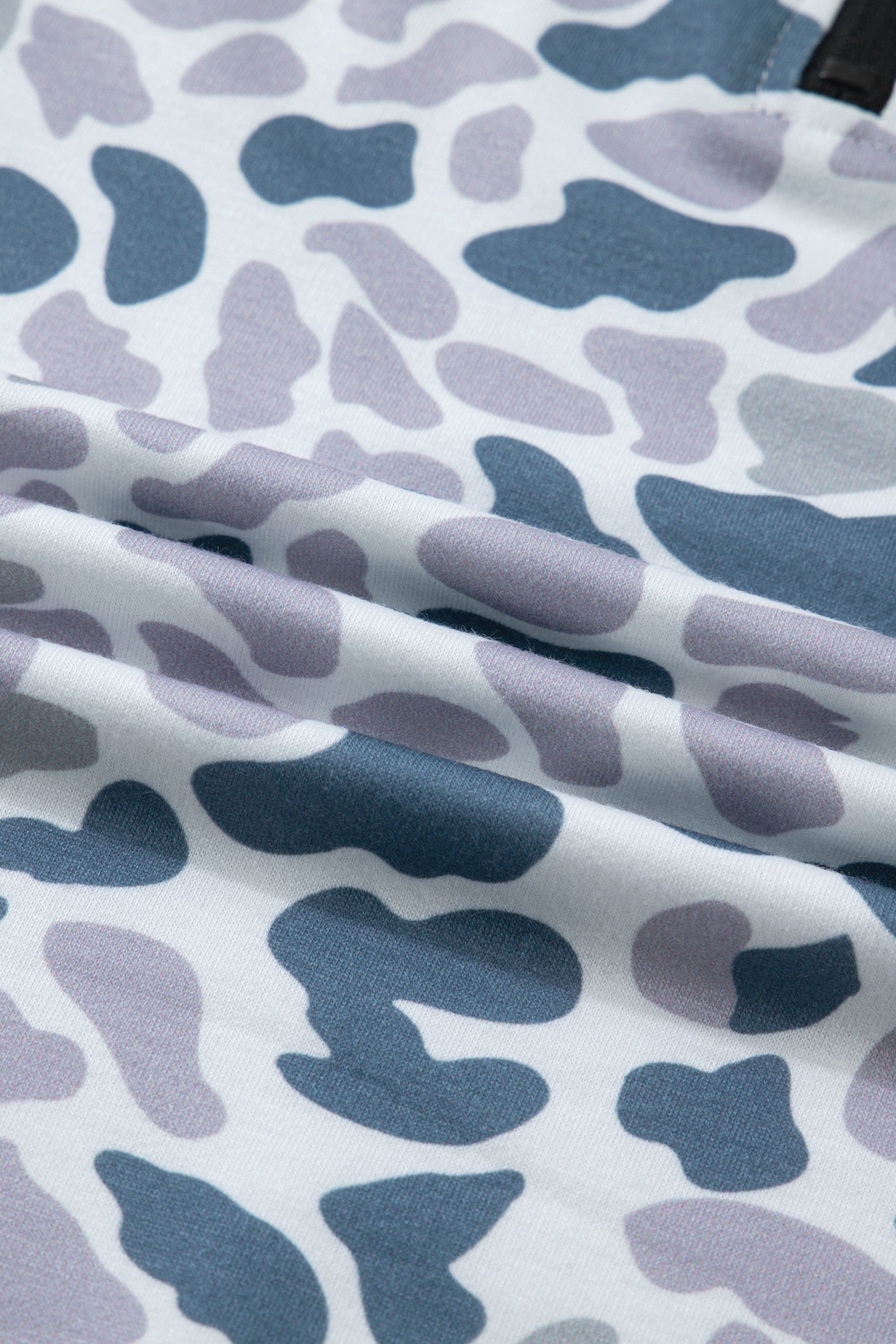 Grey Camo Print Polo Collar Tee & Shorts Set