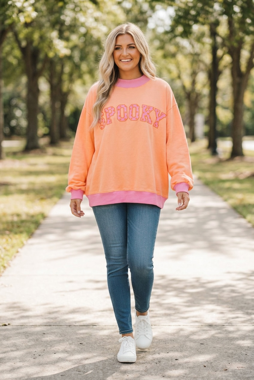 Custom Appliqué Embroidery Mock Neck — Made Just for You!
