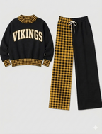 Adult & Youth Checkered Lounge Set