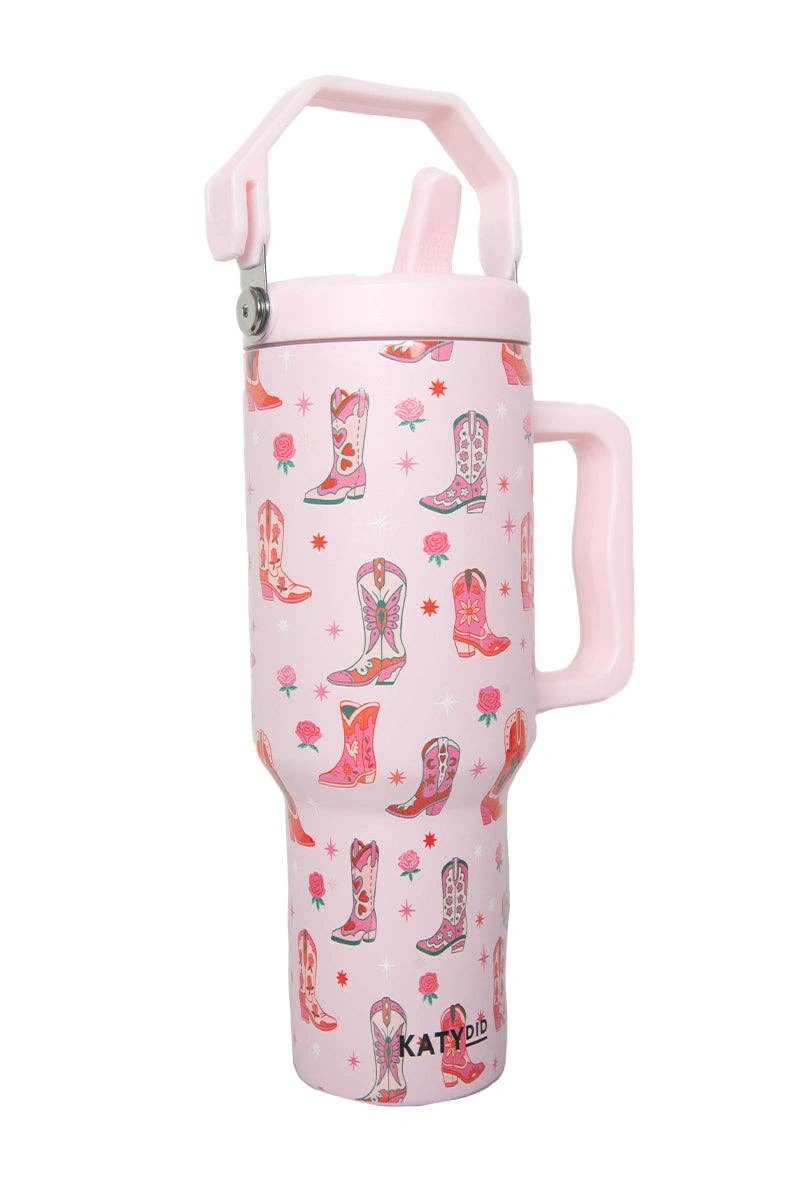 Boots & Roses Stainless Steel Tumbler Gifts for Grads
