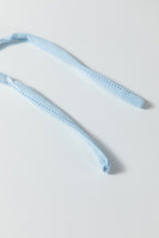 Beau Blue Half-Zip Short Set