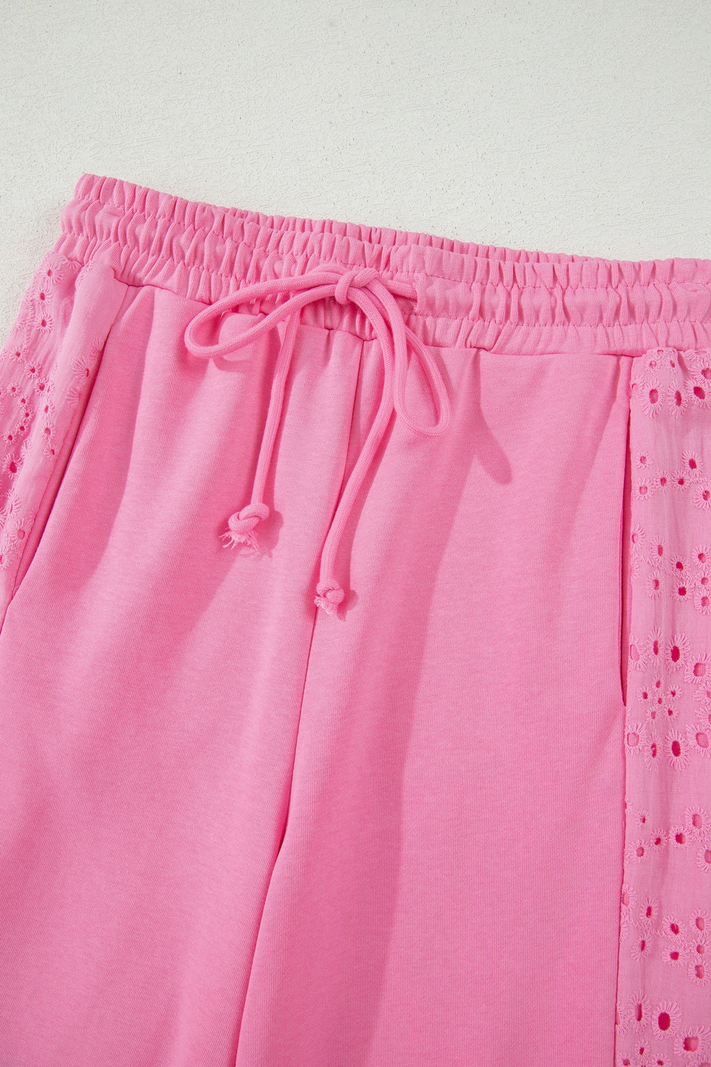 Sachet Pink Lace Two-Piece Pant Set