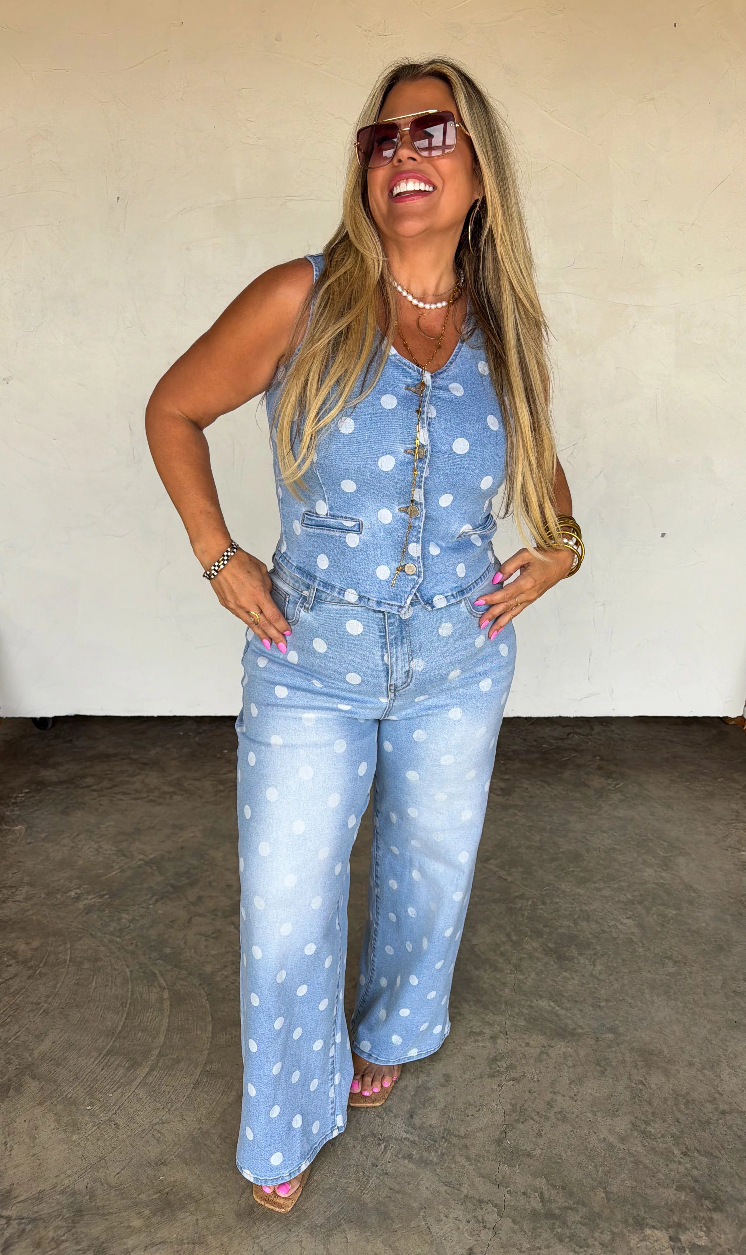 Sprinkle Me Denim Vest