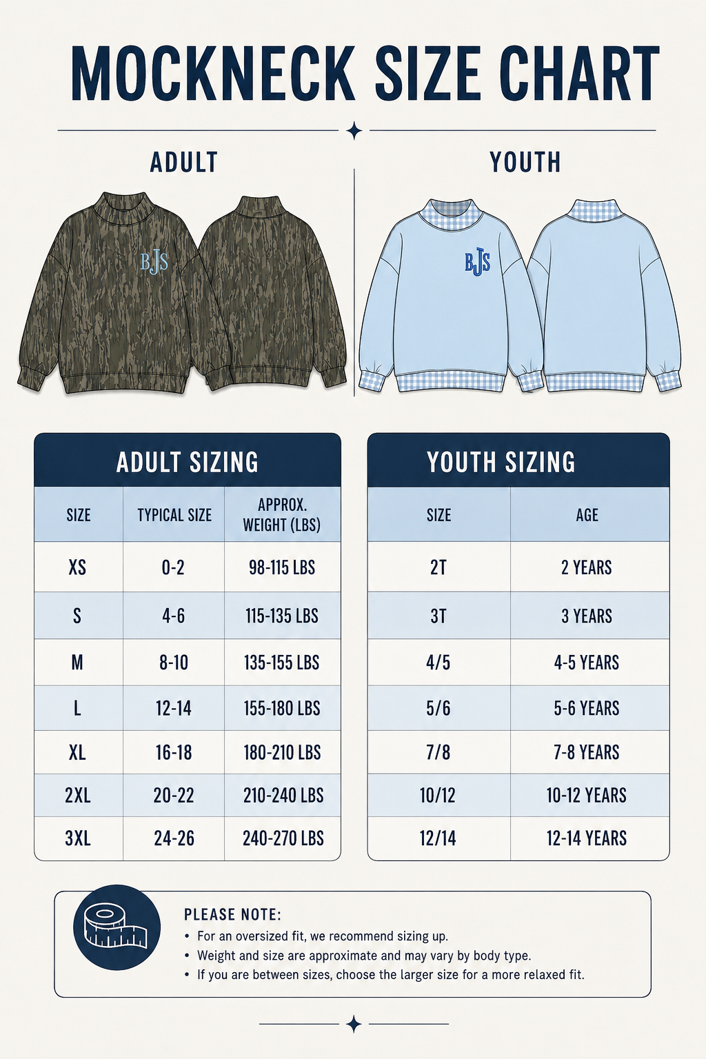 Camo/ Plaid Gingham Embroidered Mock Neck