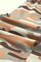 Camo: High-Waisted Cargo Jogger Pants