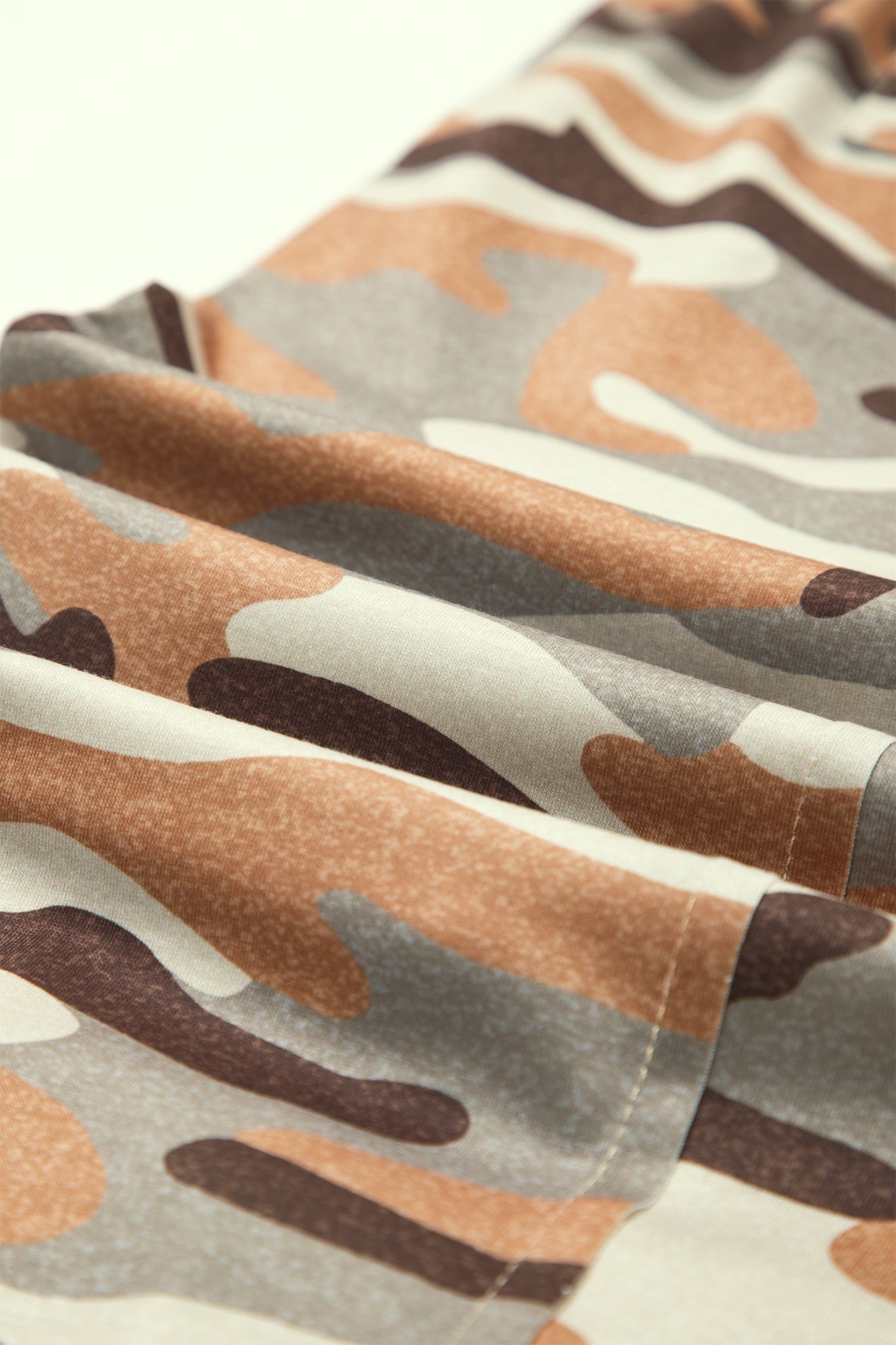 Camo: High-Waisted Cargo Jogger Pants