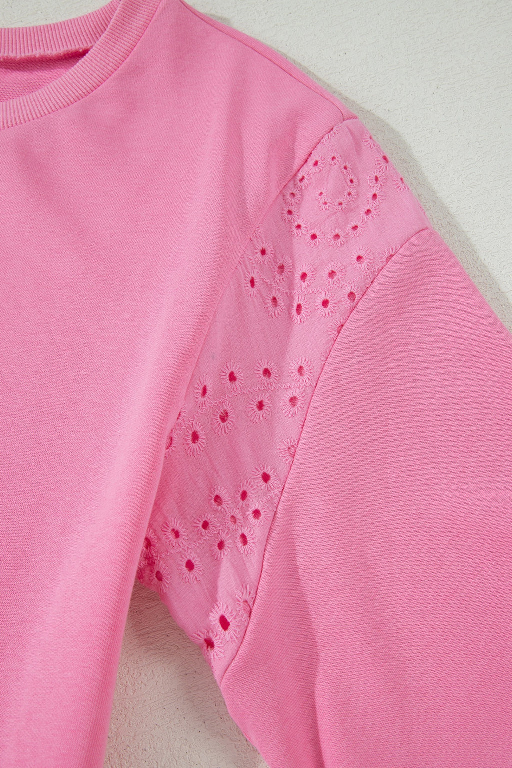 Sachet Pink Lace Two-Piece Pant Set
