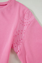 Sachet Pink Lace Two-Piece Pant Set