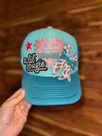 Cow Print Bow Magna Pony® Mesh Foam Trucker Hatikr
