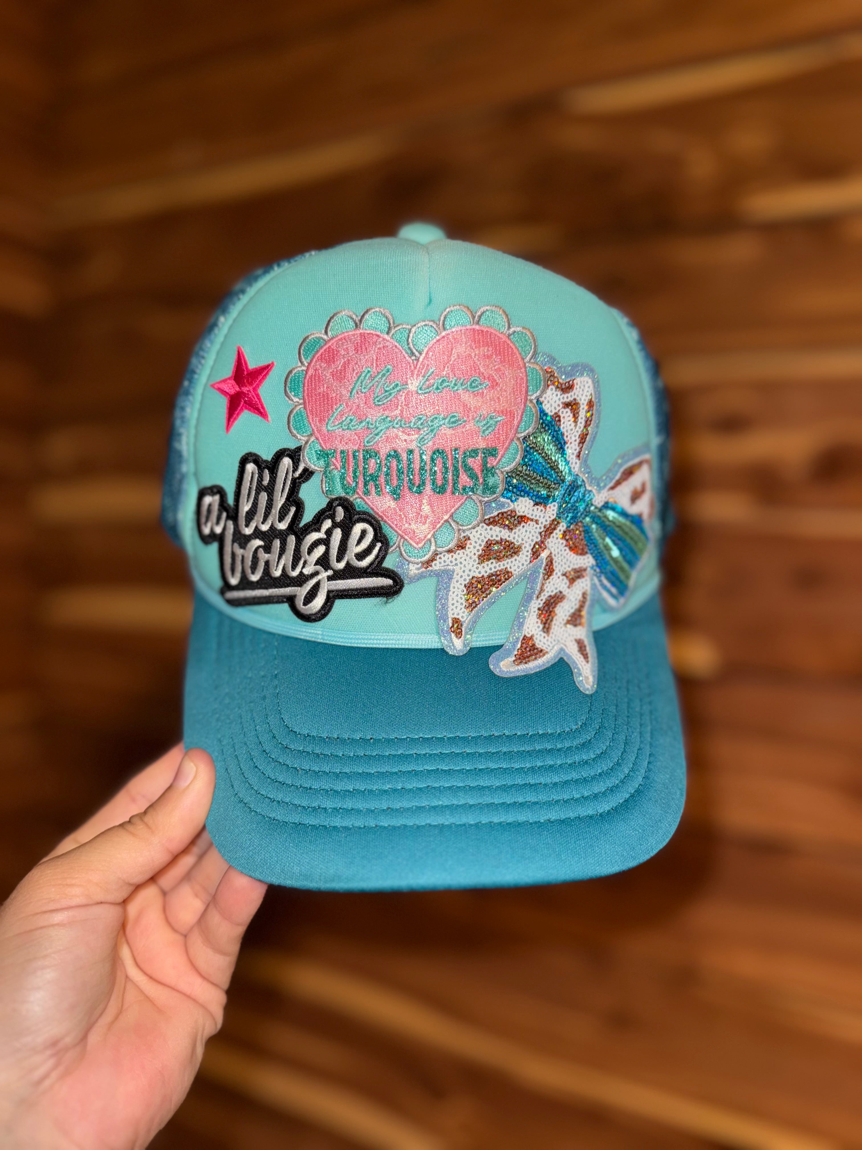 Cow Print Bow Magna Pony® Mesh Foam Trucker Hatikr