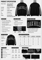 Gingham Appliqué Embroidery Sweatshirt