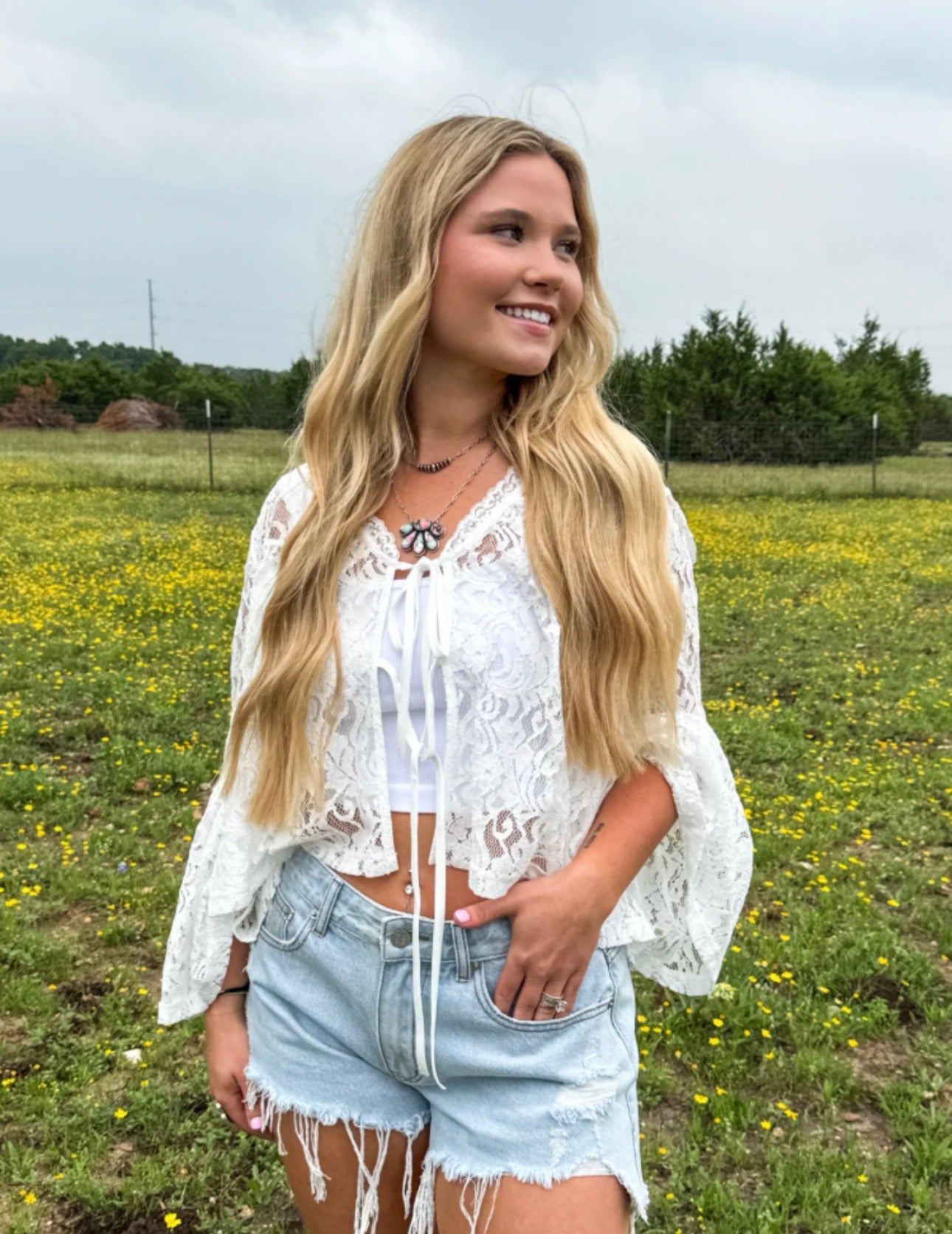 Sweet Magnolia Lace Top
