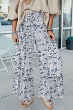 Spring 2026 Camo Print Wide Leg Casual Pants (S-XL)